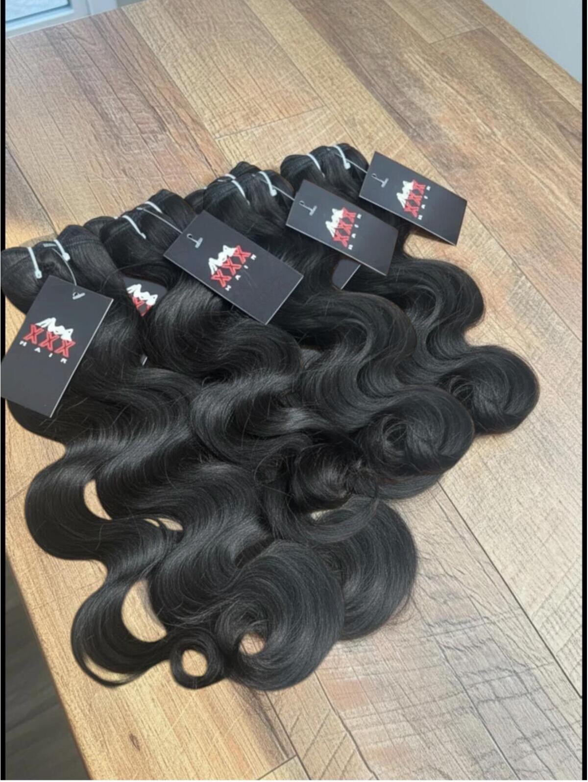 4 Bundle Deal Premium Virgin Body Wave Hair 16”16”16”16”